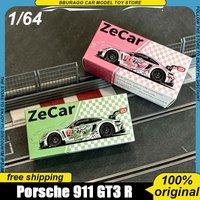 Pre-Sale Vvm 1:64 Porsche 911 Gt3r Sketch Dragon Themed Livery Gt Race Car Diecast Model Blister Pack Packaging Limited Edition