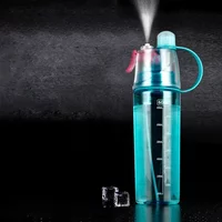 Portable Sports Spray Water Cup Shockproof Leakproof Drinking Bottle Outdoor Cycling Mountain Climbing Daily Hydration Tool