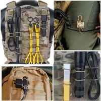 10Pcs/Pack Outdoor PTT Fixed Strap Tactical Vest Accessories Molle System Sling Adapter Buckle For Hunting Camping Accessories