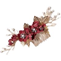 Rhinestone Flower Crystal Hair Clip Hair Female Wedding Bridal Hair Pins for Women Head Jewelry Korean Accessories Comb