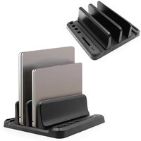 Praktischer Laptop-Ständer für Desktop, Tablet, Handy und Computer, Aufrechte Aufbewahrung, Höhenverstellbar, Wärmeableitende Basis