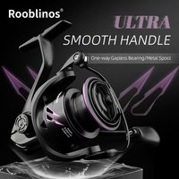 Rooblinos PE High Speed Gear Ratio Spinning Fishing Reel 9kg Max Drag 7+1BB Ultralight 2500 2500 3000 Fishing Reel,JIT&