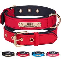 Custom Nylon Dog Collar Waterproof Personalized Pet Puppy Collar With Free Engraved ID Nameplate for Small Medium Dogs Chihuahua
