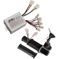 DC 36V 800W Brushed Motor Speed Controller + 36V 3 in1 Twist Throttle Grips Electric Quad ATV Indicator Motorcycle