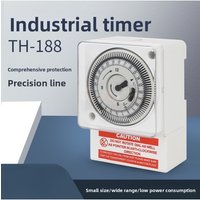 AliExpress Mechanical Time Switch 24 Hour Cycle Interval Clock Type Accurate Industrial Timer Timing Switch AC220V