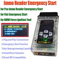 Emergency Start Bypass For PSA Immo Reader 3-in-1 for FIAT for PSA for BMW Reading PIN Code OBD2 Key Simulator Programming Tools