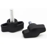 Head diameter 27mm Plastic Nylon T type Head Handle Thumb Screw Bakelite Bolt M4 M5 M6