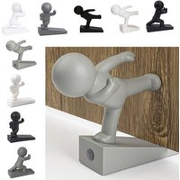 Funny Cartoon Decorative Door Stop Non-slip Action Figure Door Stopper No Drilling Anti Collision Door Bumper for Home&Bedroom