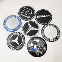56mm 75mm Car Wheel Hub Cap Emblem Badge for Mercedes Benz C180 E300 GLC W163 W166 W167 W204 W205 W212 W213 X253 W117 W176 W164