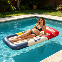 1PC Inflatable pool loungers; floating sun loungers suitable for use in swimming pools, lakes and on beaches