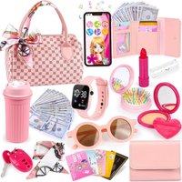 In Stock Simulated Children'S Playhouse Handbag Toy Watch Coin Purse Girl'S Birthday Gift Mobile Phone Bag Play As A Toy Gift