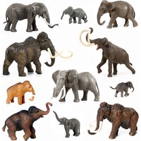 Elephant Figurine Mammoth Toy Animals Figures Action Figure Animal Figurines Jungle Plastic Toys Kids Gifts Christmas Decoration