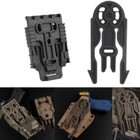 Taktische Molle Schnell wechsel platte Pistole Holster Plattform Adapter Schnell verschluss System Kit mit qls 19 22 Jagd zubehör