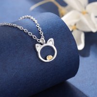 New Creative Beautiful Cute Piglet Female Simple And Lovely 925 Sterling Silver Jewelry Personality Pig Animal Necklaces XL160