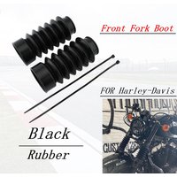 FOR HARLEY-DAVIDSONX48 V-ROD Dyna Softail Motorcycle Accessories Front Fork Boot Jacket Shock Absorption Protection Cover Rubber