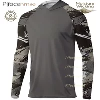 Fishing Hoodie Shirts Long Sleeve Quick Dry Sweatshirt Men Summer Breathable Performance Fishing Clothing