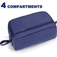 Large-Capacity Portable Pencil Case Minimalist Multi-Compartment Pencil Case Stationery Organizer Desktop Storage Pouch