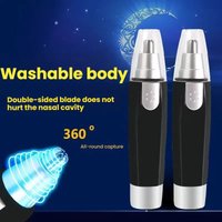 Electric nose hair trimmer is unisex. One machine can be used for comfortable nose hair trimming.
