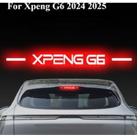 For Xpeng G6 2024 2025 Xiaopeng G6 metal Brake light decorative sticker Car tail light special modification accessory