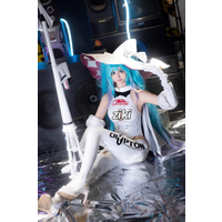 2024 New Props Microphone Cane Props Racing Miku Cosplay Props for Halloween Christmas Fancy Party