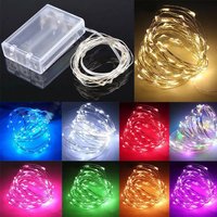 1Pack Fairy Light String Led Copper Wire String Light 1/2/3/5/10M Battery Powered For Bedroom Garden Party Wedding Decoration