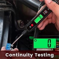 Smart Circuit Tester Digital Test Light with Flashlight Measures Polarity Continuity Automotive Fuse Tester For Car Battery
