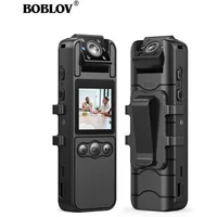 BOBLOV A26 1080P HD Body Worn Camera with Rotatable 330° Lens, Night Vision, 8H Battery & Tripod for Monitoring Police Patrol