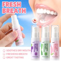 EJW Probiotic Oral Spray, Mint & Peach & Grape Flavor Combo, Breath Spray with Prebiotics , Long-Lasting Freshness