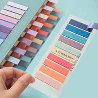 200 Sheets Stickers Transparent Index Creative Memo Pads Office School Stationery Self-Adhesive Stickers Posted It Sticky Note