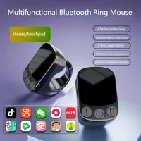 Bluetooth Ring Mouse With Touchpad Rechargeable Tiktok YouTube E-book Controller Mini Wireless Finger Mouse For iOS Android