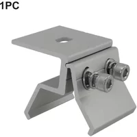 14 Pieces Aluminium Standing Seam Clamps for Roof Mounting of Solar Pv Panels with Stainless Steel Screws for Folded Sheet Metal