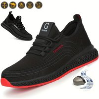 Puncture Proof Breathable Work Safety Boots Anti-stab Safety Shoes Men Steel Toe Shoes Man Construction Work Shoes Protective Sh