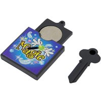 Magic Props Key Through Coins Key Through Box Magic Toy Street Magic Novelty Toy