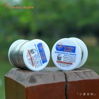 CARDAS Brand new 10M or whole roll 0.8mm 4% Silver Hi-Fi DIY Audio Low Melting Point Silver solder wire Import From USA