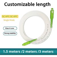 1.5m 2m 3m Fiber optic patch cord SC/APC-SC/APC Single Mode Fiber optic Cable fibra optica FTTH