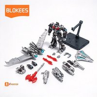 Blokees Transformers Optimus Prime Dark Ver Posable Action Figure Building Block Collectible Model With Wing
