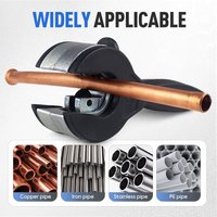 TINSOL Ratcheting Tubing Cutter 8-29mm Universal Pipe Cutter for Steel Copper Aluminum Plastic Hose Cutting Plumbers Hand Tool