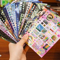 Die Cut Japanese Stationery Stickers Book Retro Cartoon Decorative Sticker Handmade Scrapbooking Journal Supplies
