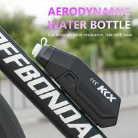 OFFBONDAGE Aerodynamic Road Bike Water Bottle With Cage Set Squeeze Sports Cycling Drink Bottle Hydration Bottle for MTB Racing
