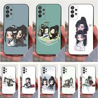 Cartoon Mo Dao Zu Shi Case For Samsung S22,S21,S9,S25,S24,S23,Ultra,FE,S20,S10,Plus,Lite,Soft Silicone Black