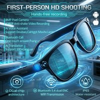 2026 Smart Glasses Men 4K 8MP HD Camera 150+Language Translation ChatGPT WIFI Video Recording Bluetooth CallAudio Glasses Women