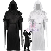 Game Dead Daylight Role Play Uniform The Ghost Face Cosplay Costume Halloween Party Outfit Men Women monk's robe priest's robe