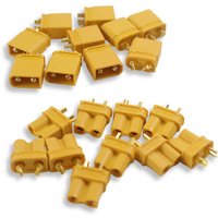 XT30U Male&Female Bullet Connector Plug Upgrade XT30 For RC Lipo Battery Quadcopter Drone Airplane Car Truck DIY Parts FPV Drone