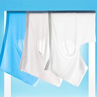 3/4 PCS Summer Ultra-thin Men Panties L-4XL Ice Silk Boxer Briefs Solid Sexy Transparent Shorts Quick-dry Seamless Underwear