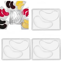 DIY Under Eye Patches Molds Safe Healthy Natural Reusable Transparent Eye Mask Patch Tray Plate Eye Mask Mold