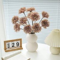 Artificial European-Style Gerbera Flower DIY Decorative Gift Party Wedding Bridal Bouquets Home Room Dining Table Vase Accessory