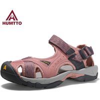 HUMTTO Sommersandalen für Damen, schnell trocknend, Strandschuhe für Damen, 2022, atmungsaktiv, Damen-Designer, Luxusmarke, Outdoor-Damensandalen