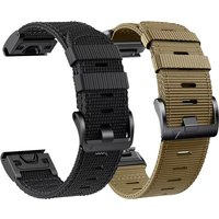 22mm 26mm Soft Nylon QuickFit Strap For Garmin Fenix 8 Pro E 7 7X 6 6X 5X Plus/Epix Pro Gen 2/Tactix 8/Enduro 3 Sport Watch Band