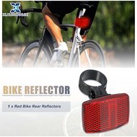 X Autohaux Bike Reflectors 3.1cm 1.22" ID Bicycle Warning Reflector Bike Accessories Red