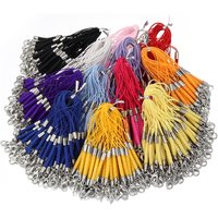 10pcs 9cm Keychain Rope Braided Lanyard Strap Cord With Lobster Clasps Cellphone Hook DIY Pendant Keyring Bag Accessories